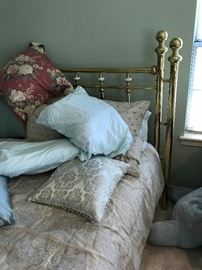 Brass King Bed