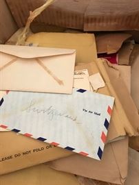 Box Full of Unsearched World Stamps