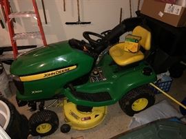 2006 John Deere X300 lawn mower w/ bagger, less than 110 hours!