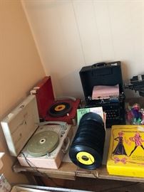Check these out! Record players, Barbies, Hot Wheel, Doll House...