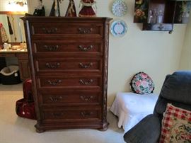 Thomasville Furniture high boy chest of drawers.
