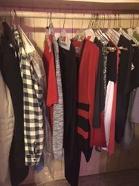 2 closets worth of ladies clothes (large) and shoes 8.5