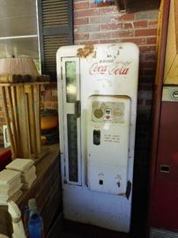 Coke Machines owned and maintained by Bill Gibson in Original Lithia Springs Volunteer Fire Station