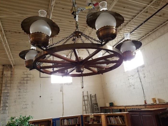 This  Chandelier came from the Golden Ox restaurant. Come own a piece of Kansas city history 