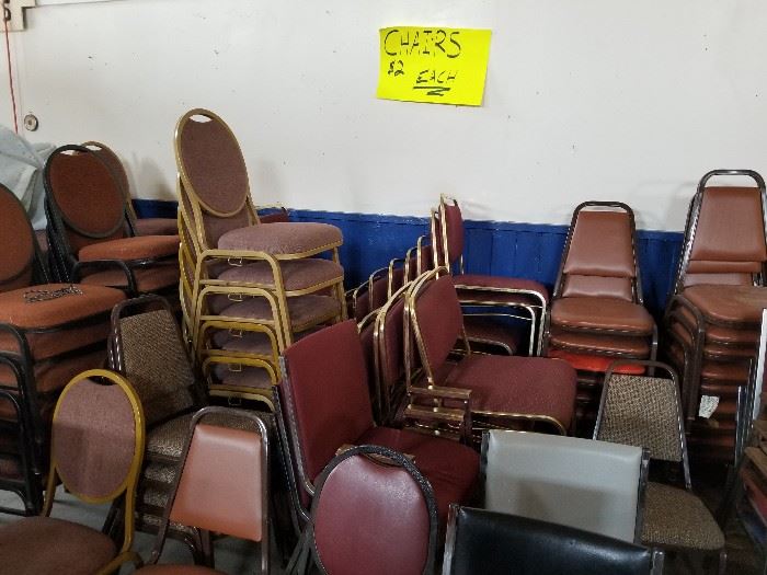 Come on!!!!!  These chairs only $2 a piece.  We give discount when you buy them all 