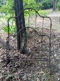 antique metal bed frame