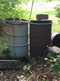 oil barrels, metal