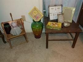 table, jack and jill seat, frames