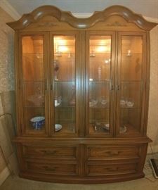 vintage curio w/storage