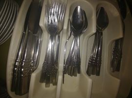 vintage flatware set