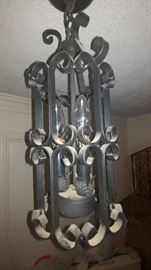 iron entry chandolier