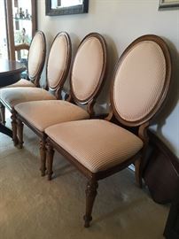 Four of Six Side Chairs