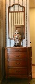 Entry Mirror & Chest of Drawers