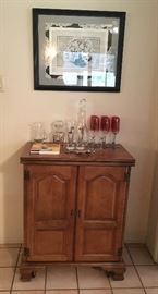 Locking Bar Cabinet