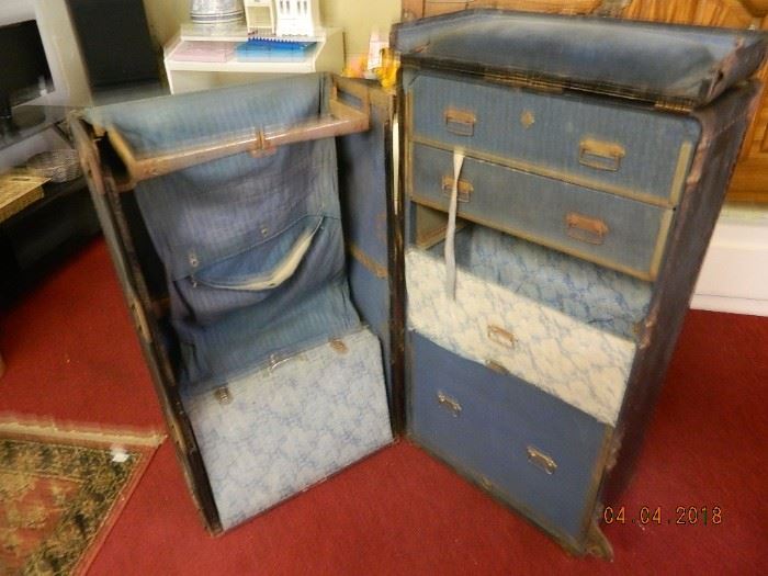 antique upright chest