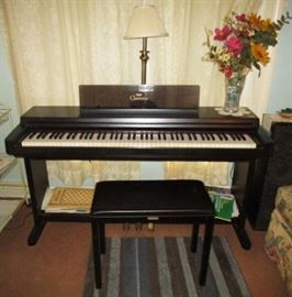 Yamaha Clavinova electric piano & stool