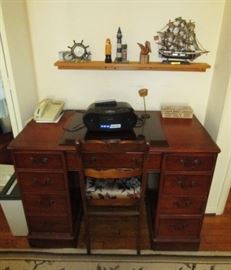 Desk/sewing machine cabinet, nautical decor, etc.