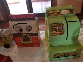 vintage cash register banks