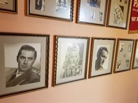 autographed Hollywood memorabilia