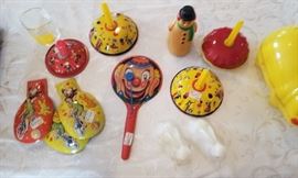 noise makers of all shapes and sizes