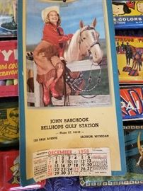 1958 Western Calendar