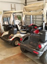 Only the golf cart on the left is available, sorry new owners haggled to get it included with the house. What can we do??