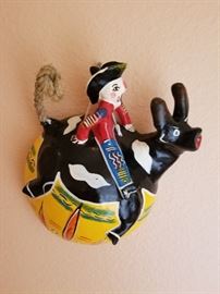 ride em cowboy coconut wall decor