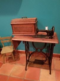 antique treadle sewing machine