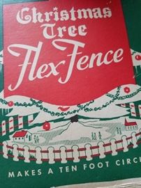 X-mas tree fence in original box