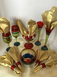 Beautiful Glass Goblets, Flutes, and Bowls https://www.ctbids.com/#!/description/share/16117