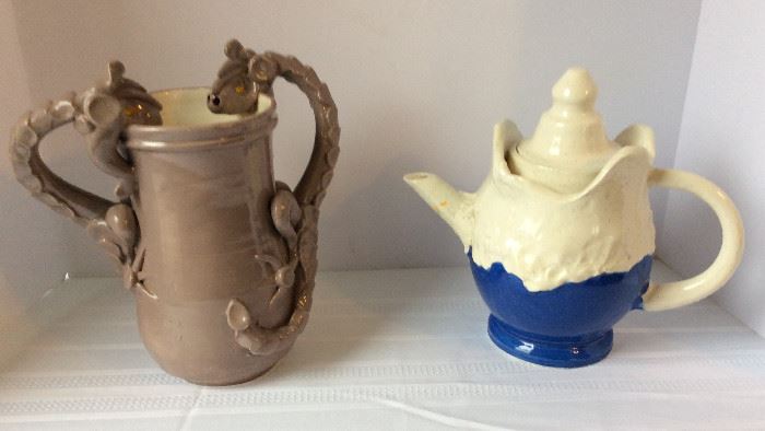 Handmade Dragon Vase & Teapot https://www.ctbids.com/#!/description/share/16373