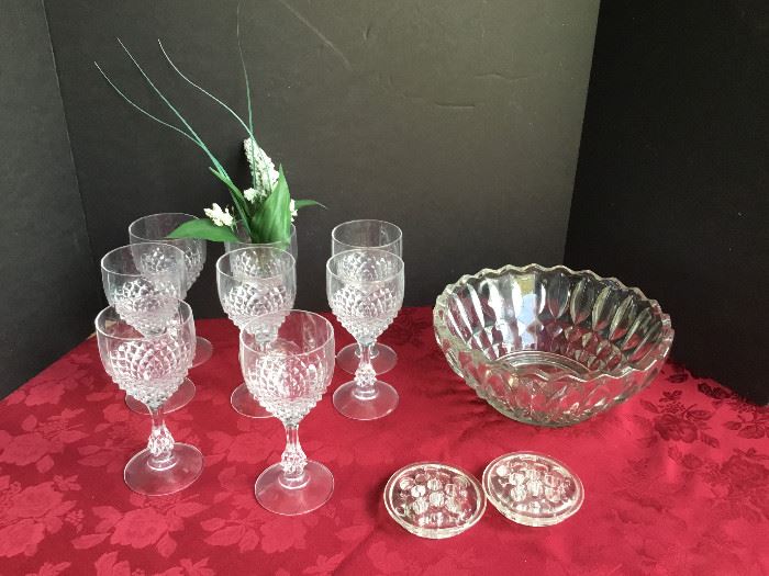 Crystal Glasses & Bowl https://www.ctbids.com/#!/description/share/16979