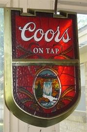 Coors bar sign