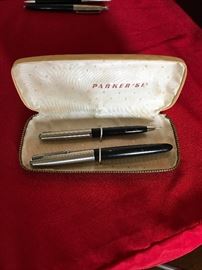 Parker 41 fountain pen and liquid lead pencil in Parker 51 box