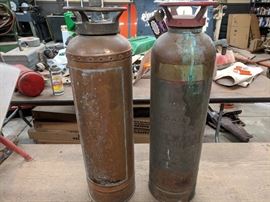 Antique fire extinguishers