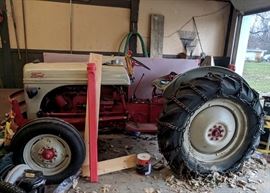 Vintage Ford 8N tractor