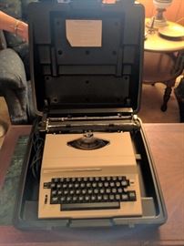 Vintage electric typewriter