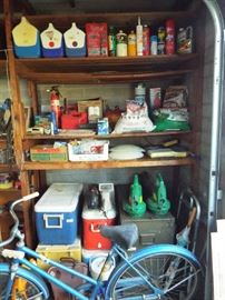 Garage & bicycle
