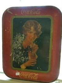Vintage coca cola tray