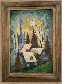 R Glainer oil Painting
