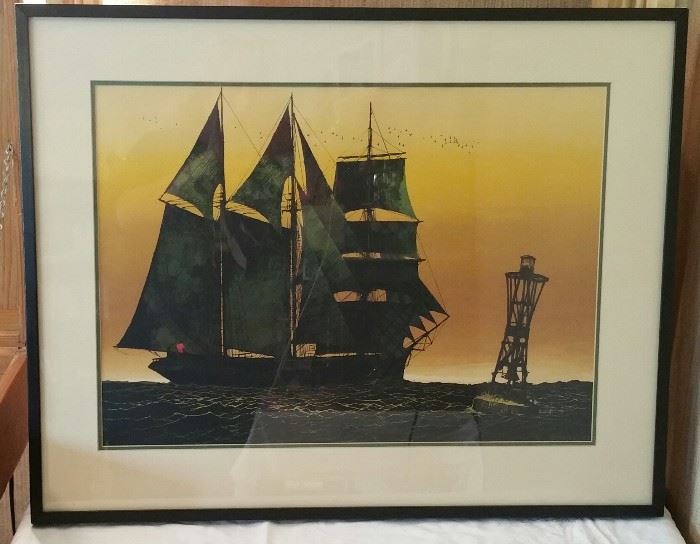 Elton Bennett Lithograph