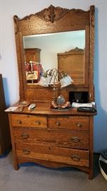 Antique dresser with mirror