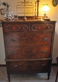 Great old walnut Chest of Drawers