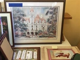 LOU ROMAN SIGNED AND NUMBERED FRAMED PRINT