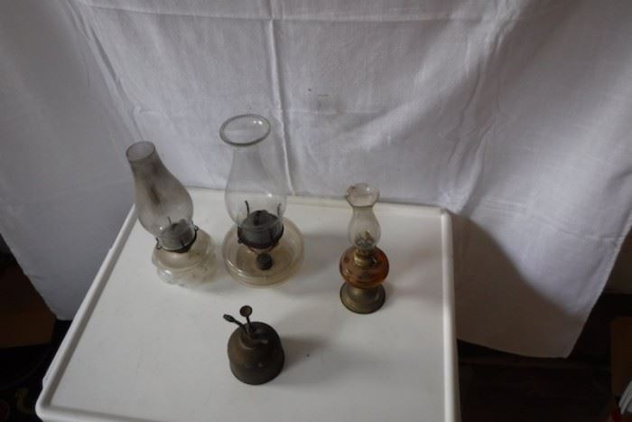 old oil lamps