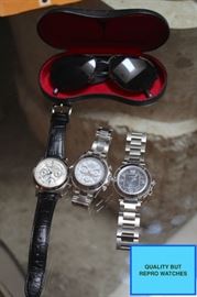 Quality Repro Watches and Sunglasses with Case