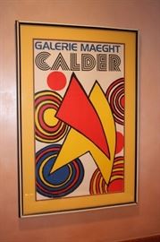 Framed Calder Poster