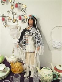 Squaw Doll, beautifully dressed