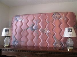 Queen Mattress Set.  2-Small Dresser Lamps