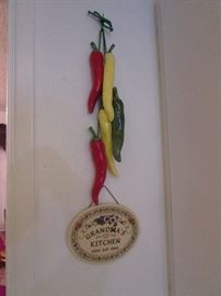 Chili Peppers in Glass and Pottery